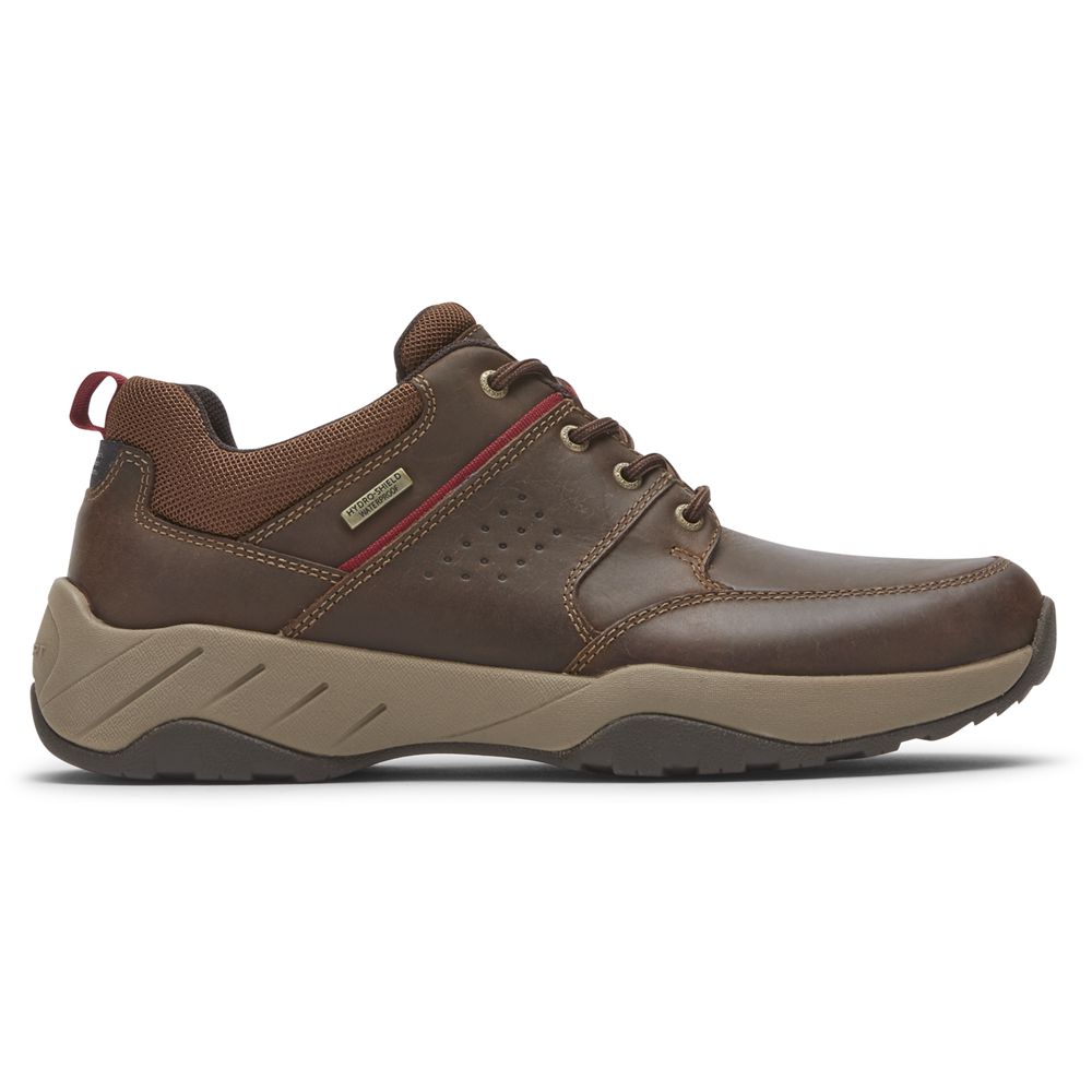 Rockport Xcs Spruce Peak Waterproof Lace-Up - Mens Walking Shoes - Brown - NZ (VPO-976132)